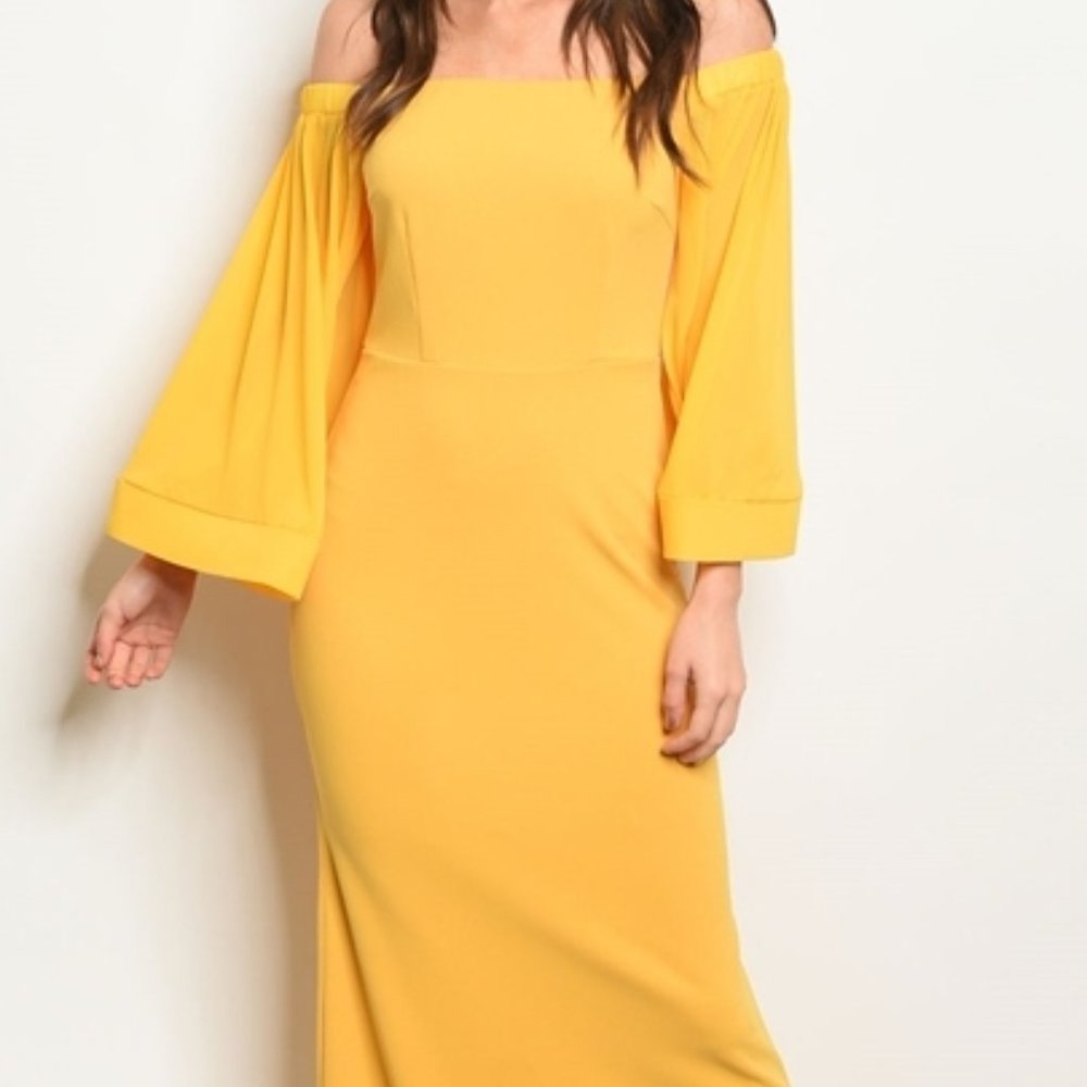 Bell Sleeve Gown